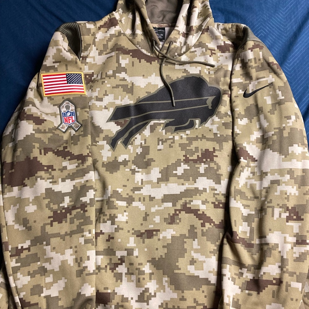Buffalo Bills Salute To Service Hoodie